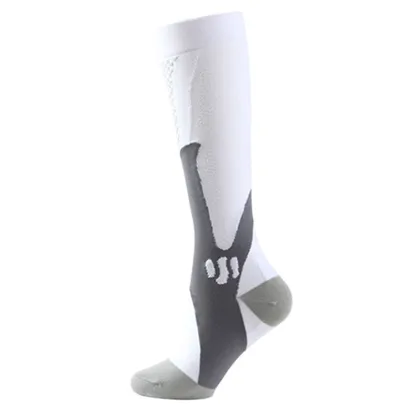 Custom Logo Hot Selling Women's Leg Shaping Fitness Compression Kneehigh Socks