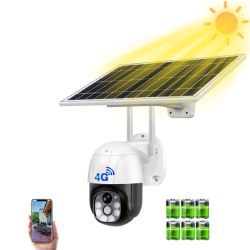 V380 PRO: fotocamera PTZ alimentato a energia solare 4G con rilevamento PIR a doppio lente e tracciamento AI
