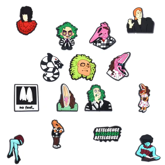 PVC Shoe Accessories: Soft Rubber Charms for Betelgeuse Styled Rubber Shoes