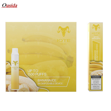 IQTE Heart 1500 Blue Razz Lemonade Disposable Vape