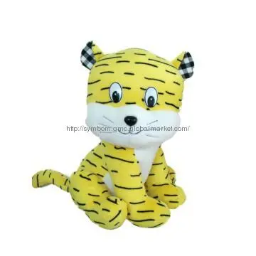 2011 New Design Plush Stuffed Crouched Tiger Stuffed Tiger