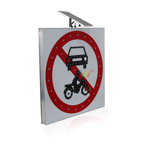 LED Aluminium dc12v solar traffic sign