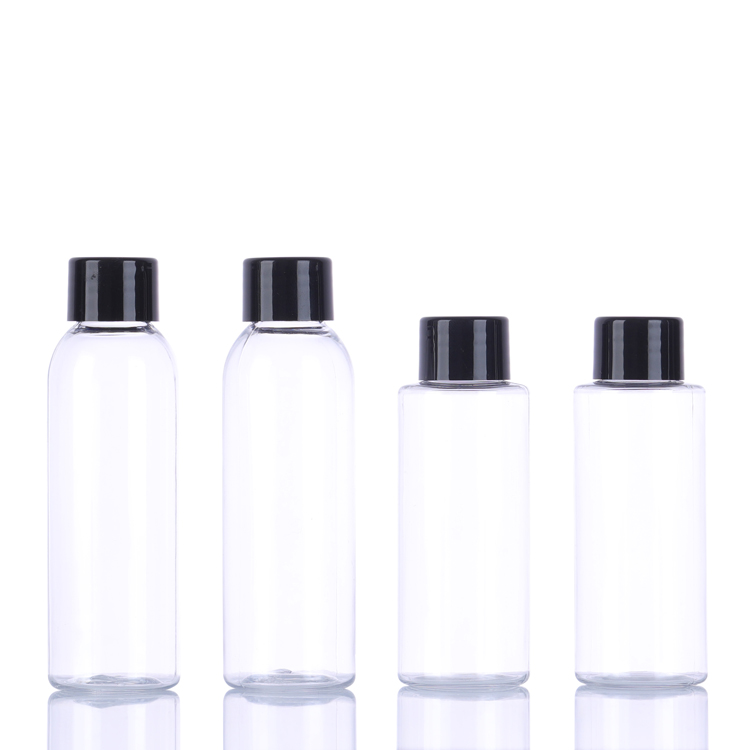 Plastik leerer klarer PVC -Beutel 4 in 1 nachfüllbare Probe 1oz Reiseflaschen