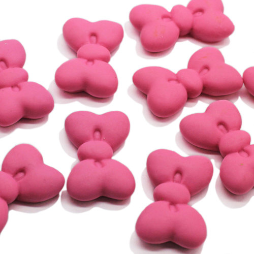 Leuke Roze Hars Strik Decoratie Ambachtelijke Plaksteen Cabochon Versieringen Voor Scrapbooking Kawaii Diy Accessoires