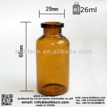 25ml glass injection vials for antibiotic