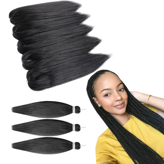 Answer Hair 26 inch 90 gram Factory Price synthetic Extensions wholesale braids pre stretched braiding hair