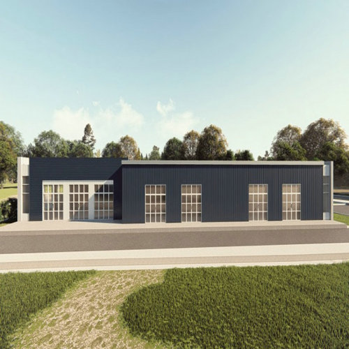 Модульдік префаб Болат құрылымы Ірі супермаркет ғимараты