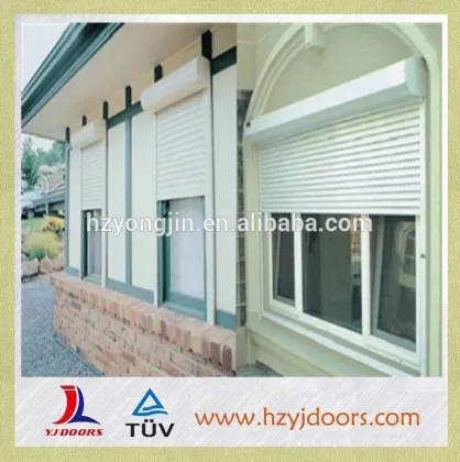 2015 hot roller shutter exterioe window,aluminum roller shutter window