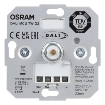 Osram 230V DALI MCU TW G2 Lighting Control System Dimmer
