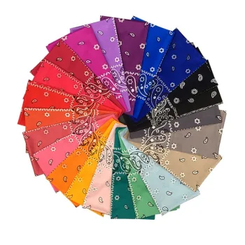 100% Cotton Headscarf with Single Sided Custom Logo Print