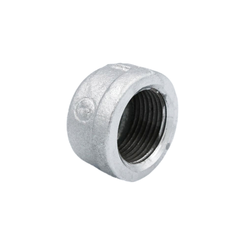 Galvanized pipe cap