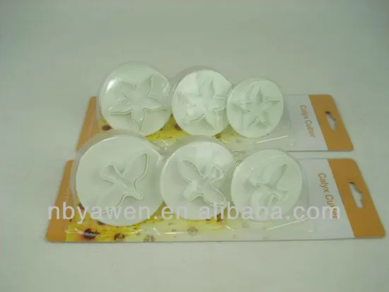 3pcs calyx cookie cutter set