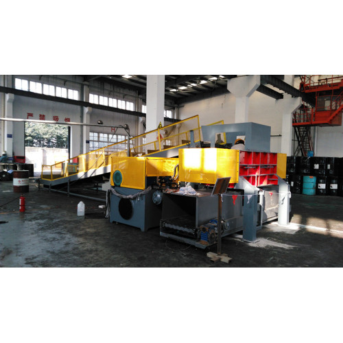 Automatic Oil Drum Compactor Cans Baling Press Machine