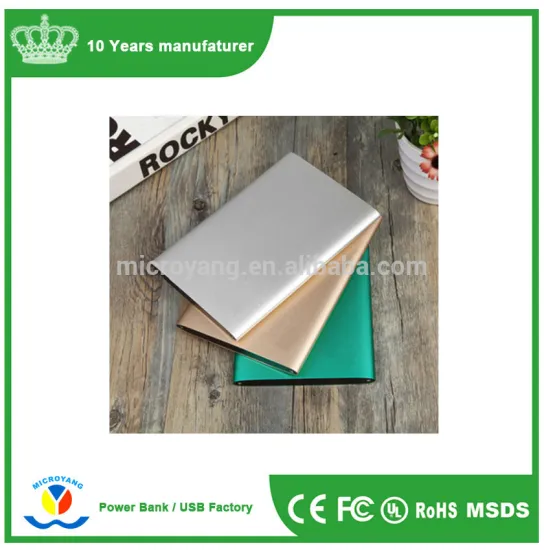 blade power bank 10000mAh FCC ultra thin polymer power bank with digital display