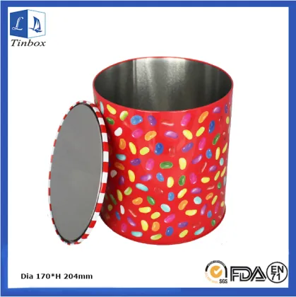 Custom Round Cookie Gift Tins