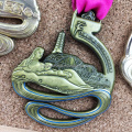 Medalhas de maratona Medalhas 3D personalizadas de metal profissional