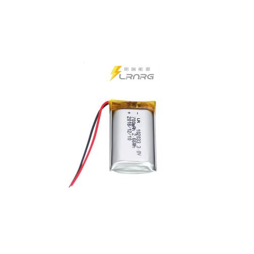 3.8V 700mAh 102033 Lithium Polymer Battery