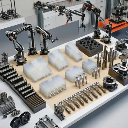 4 Pin Plug Molex Connector with Pins