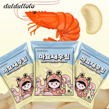 dadalolo Korean style puffed shrimp skin snack