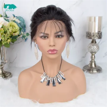 Unprocessed virgin human straight hair wigs,360 lace human hair wigs  for white women