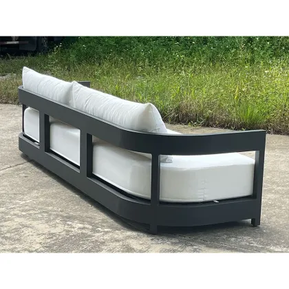 Modern Aesthetics Luxurious Garden Sofa Set with Cushioned Seating