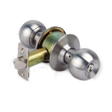 cylindrical knob lock design door and locks,ball lock587ET-SS
