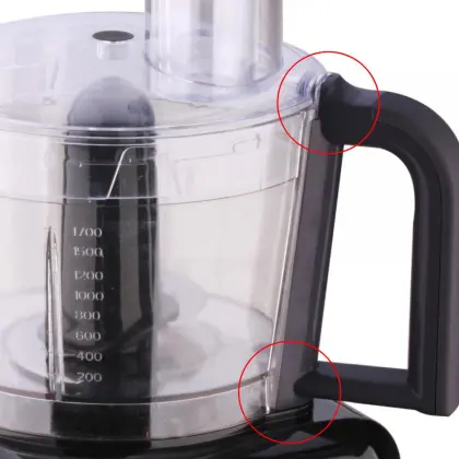 Food processor for pie crust