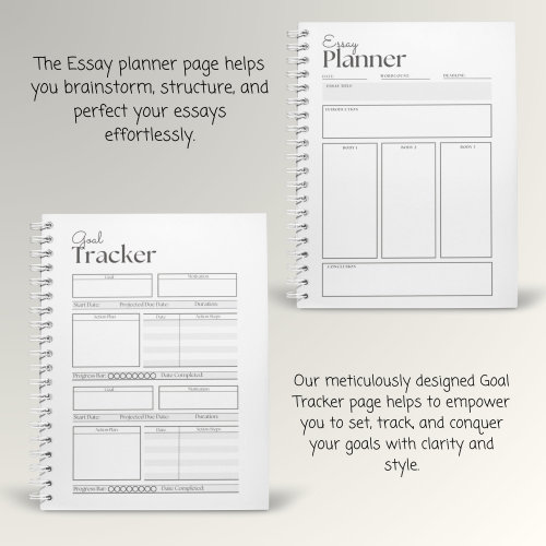 Academic Year Planner Best Custom A5 Student Study Academic Year Planners Manufactory