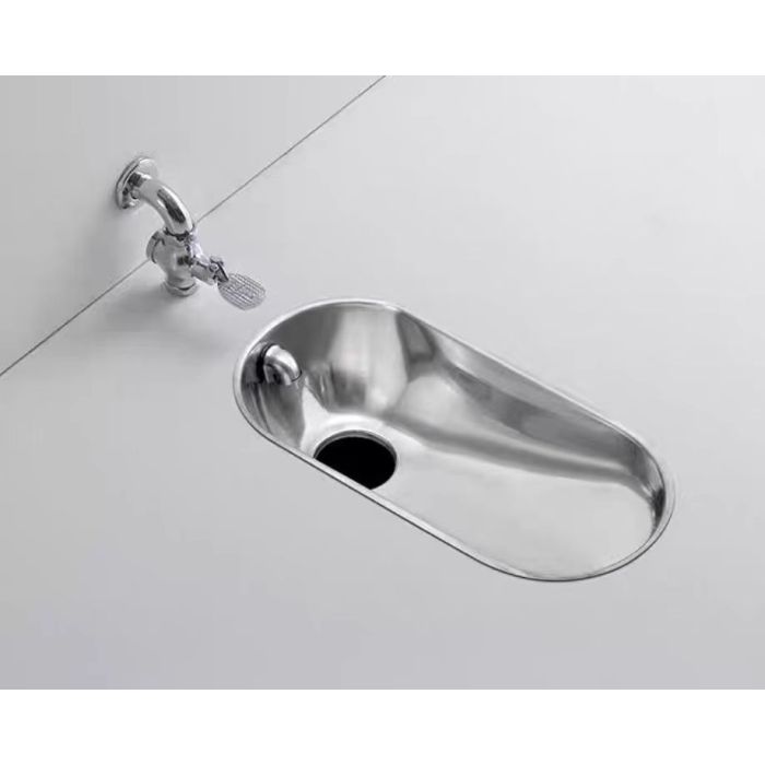 Hochwertige Edelstahl -Hocktoilette