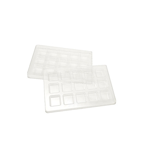 Cavity Plastic Packing Chocolate Blister Insert Tray