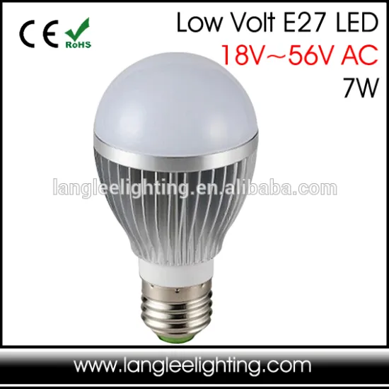 9W Aluminium 24V High Lumen LED Bulb Lampada E27