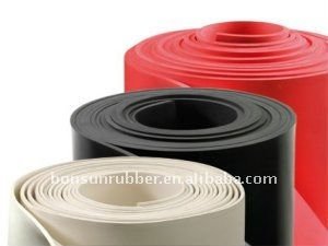 plate finish neoprene rubber sheet roll