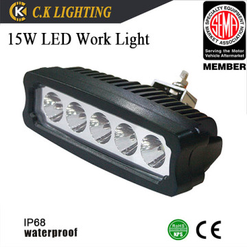 Wholesale slim 15w led offroad work light bar