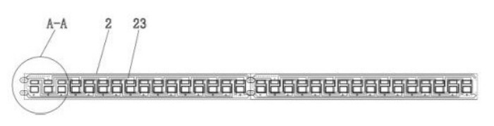 schematic diagram of the structure of the flexible FPC lamp bar of the invention schematic diagram of the structure of the flexible FPC lamp bar of the invention