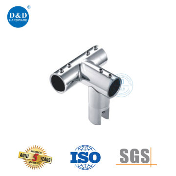 Stainless Steel Round Tube Pipe Connector for Bathroom