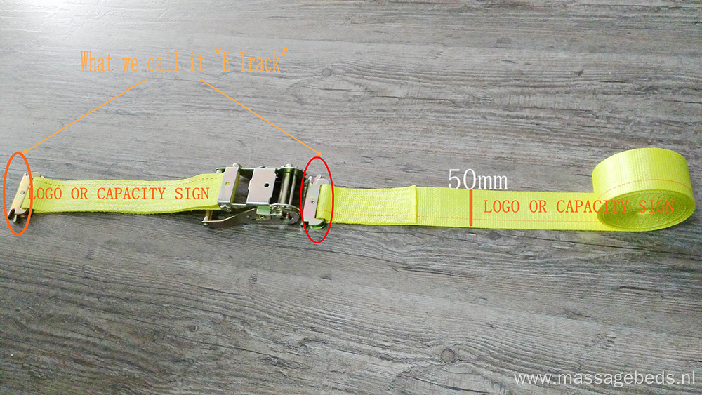 E Track Strap Tie Down with 2T