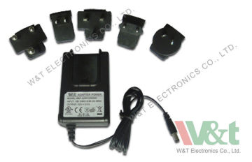 24w 12v 2a Foreign Ac To Dc Multi Plug Ac Adapter , Laptop Power Plug Adapter