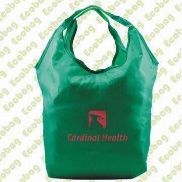Promotional Rollup Tote Bag, Nylon/Polyester Handbag, Shopping Tote Bag