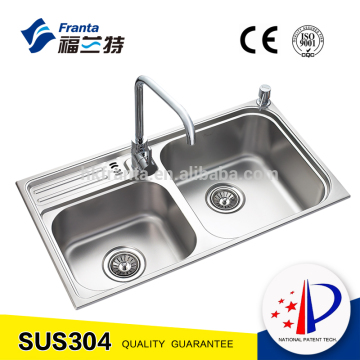 Franta Model 28380 commercial utility stainless steel kitchen wash basin sink