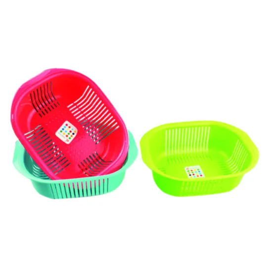 Plastic Fruit And Vegetable Basket Round Conor
