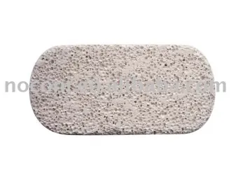 2013 white long circle pumice stone BK2-51