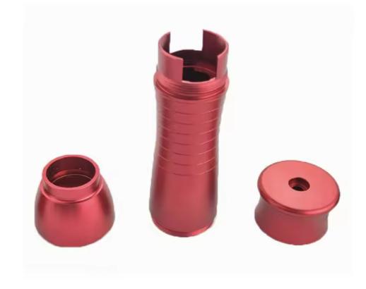 Custom CNC anodized aluminum tube