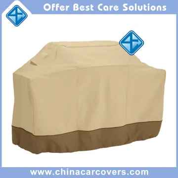 Deluxe Outdoor BBQ Grill Cover up to 59" Long