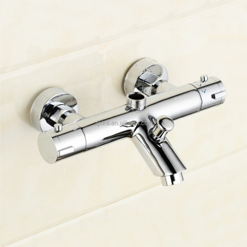 Chrome Finish Brass Luxury Thermostatic Shower Mixer - X9078BS Wall Mounted