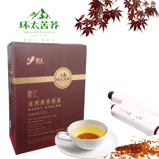 Chinese SiChuan LiangShan Health tea Black Tartary Buckwheat teagood for intestine