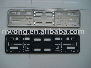 European license plate frame, ABS license plate holder
