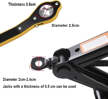 Auto Labor-Saving Tire Repair Kit: Wrench and Jack Tool