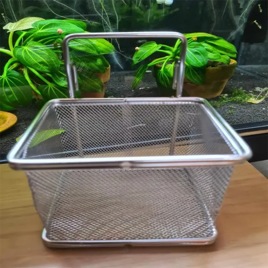 In Stock 304 Stainless Steel Wire Mesh Fry Basket