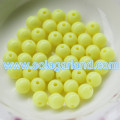 6-30MM Opaque Solid Beads Acrylic Loose Spacer Beads Charms