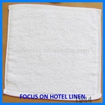 100% cotton white hotel style towel rack plain jacquard
